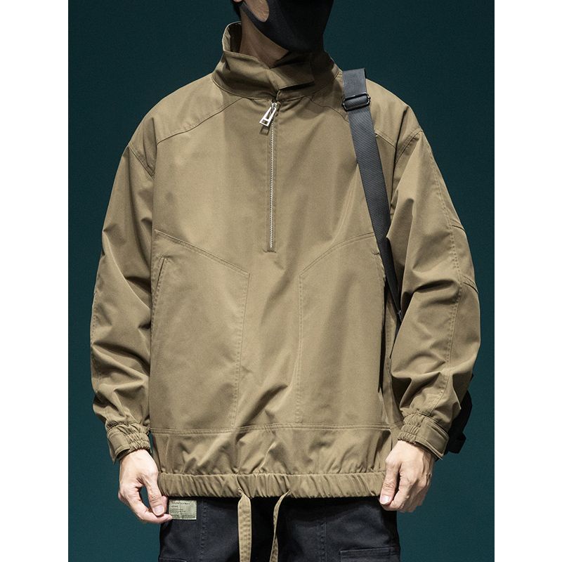 Áo Khoác Dáng Rộng Chống Thấm Nước Ấm Áp Theo Phong Cách Mùa Thu Dành Cho Nam