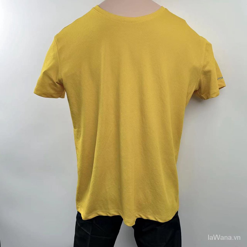 Áo Thun Tay Ngắn Cổ Tròn Bằng Vải Nhanh Khô Màu Trơn Thời Trang Mùa Hè Dành Cho Nam Và Nữ 6138