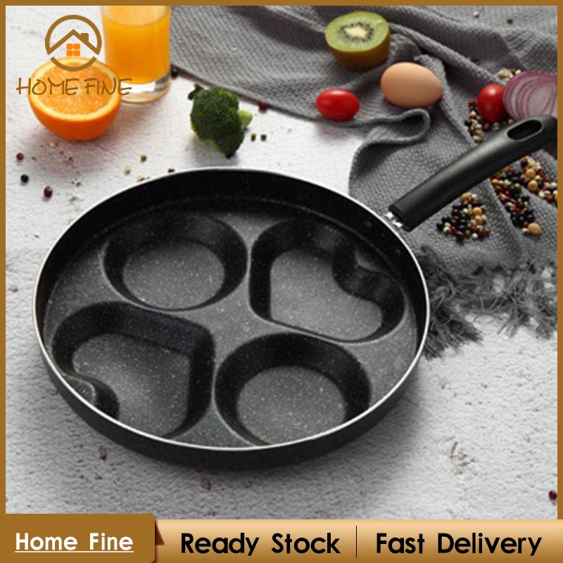 Chảo Chiên Trứng 4 Ngăn Chống Dính Tiện Dụng Cho Nhà Hàng Khách Sạn