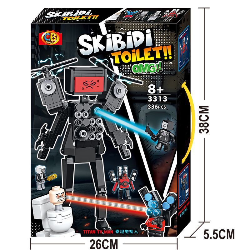 Lego Skibidi Toilet Tv Man đồ chơi Bộ Đồ Chơi lego Xếp Hình Độc Đáo Thú Vị
