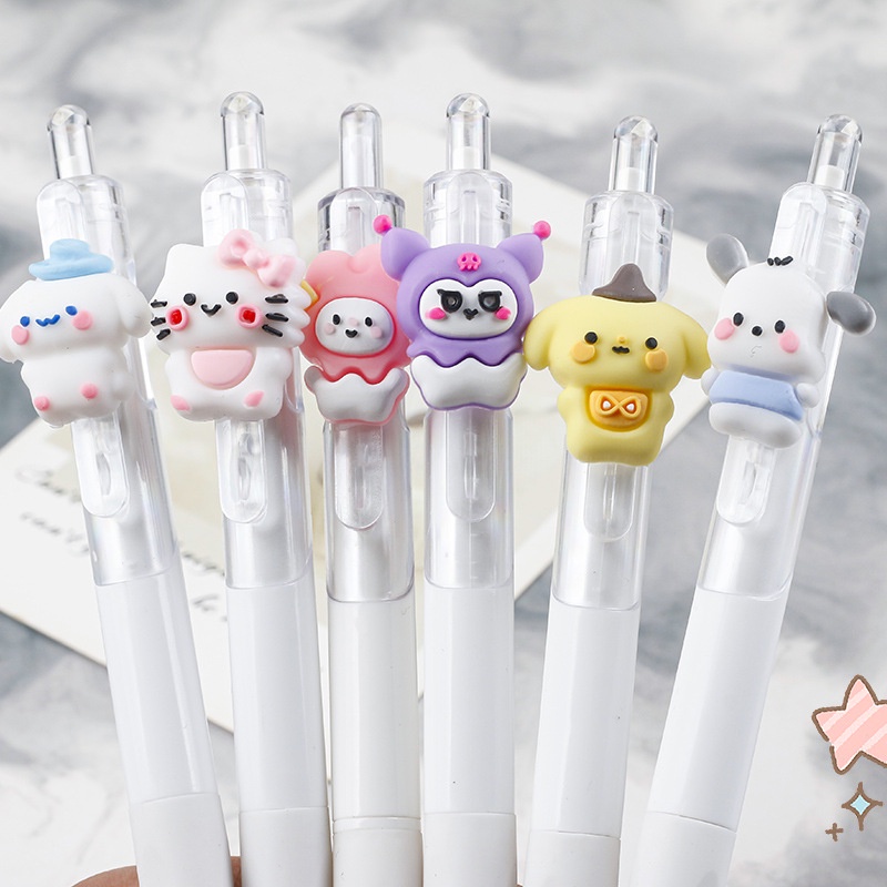 Sanrio Bút Mực gel Họa Tiết Hoạt Hình Dễ Thương Cho Học Sinh