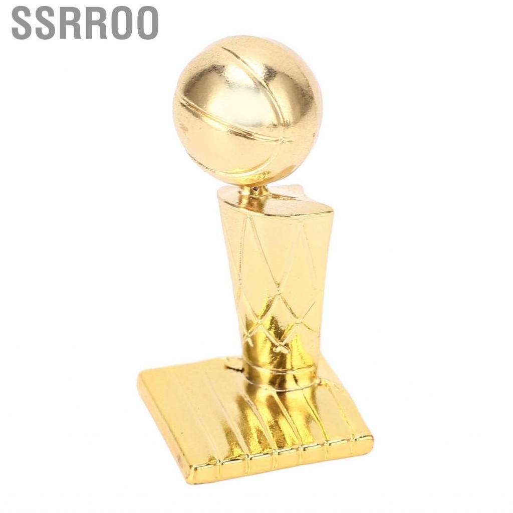 Ssrroo Championship Trophy Decor  Commemorative Basketball Ornament Small Fine Craftmanship for Bookshelf