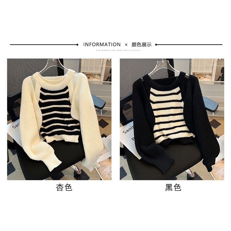 Áo Khoác cardigan Dệt Kim Không Tay Phong Cách Pháp Thời Trang Mùa Thu Hàng Mới Dành Cho Bạn Nữ
