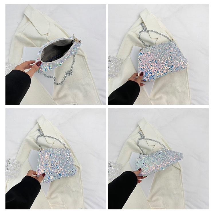Túi Đeo Vai Đính Kim Sa Lấp Lánh Thời Trang Cho Nữ