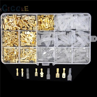 【GIGGLE】Wire Connectors 480 Pcs Electrical Crimp Terminal Engineering Accessories