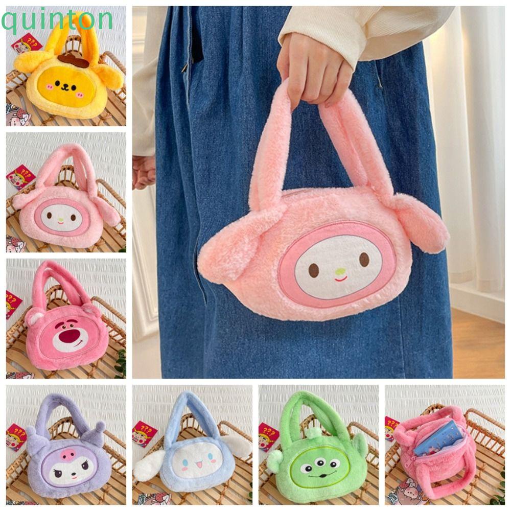 Shanhai Túi Xách Đeo Vai Hình kuromi melody cinnamoroll Nhồi Bông Phong Cách Hàn Quốc Cho Nữ / Nữ