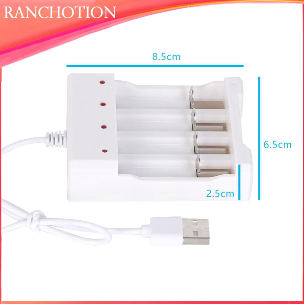 Đế Sạc Pin Nhanh usb 4 Ngăn 1 2v Thông Dụng