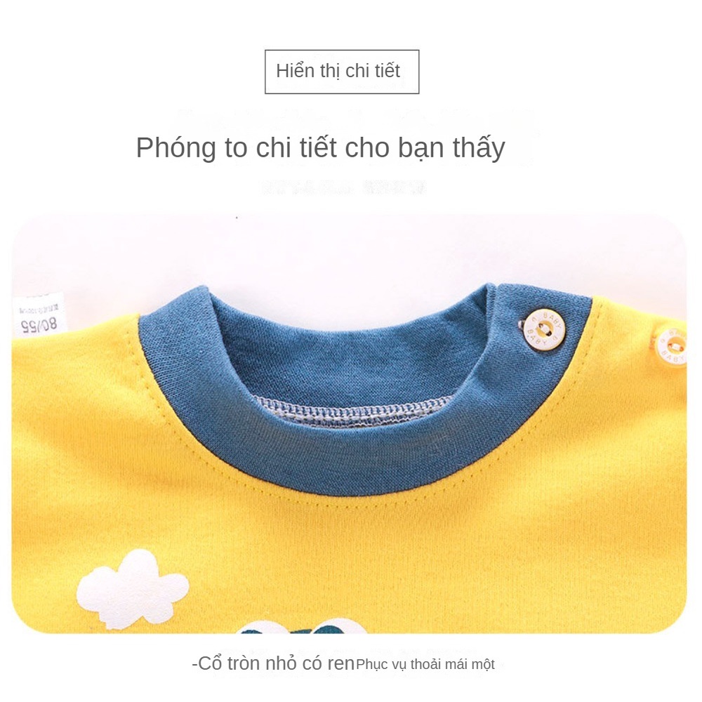 Bộ Đồ Ngủ Bằng cotton Họa Tiết Hoạt Hình Dễ Thương Cho Bé