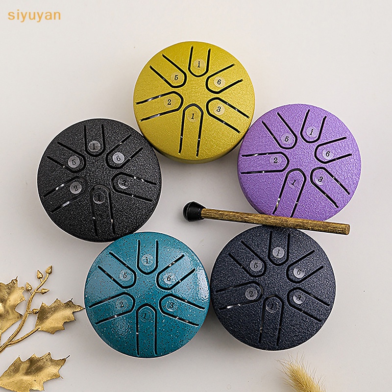 Trống Lưỡi Thép 3 inch 6 Tone c Có Phím Bằng Hợp Kim Nhôm vn