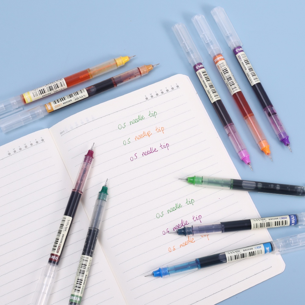 Bút Bi gel Ngòi Bút 0.5mm Khô Nhanh Nhiều Màu Sắc