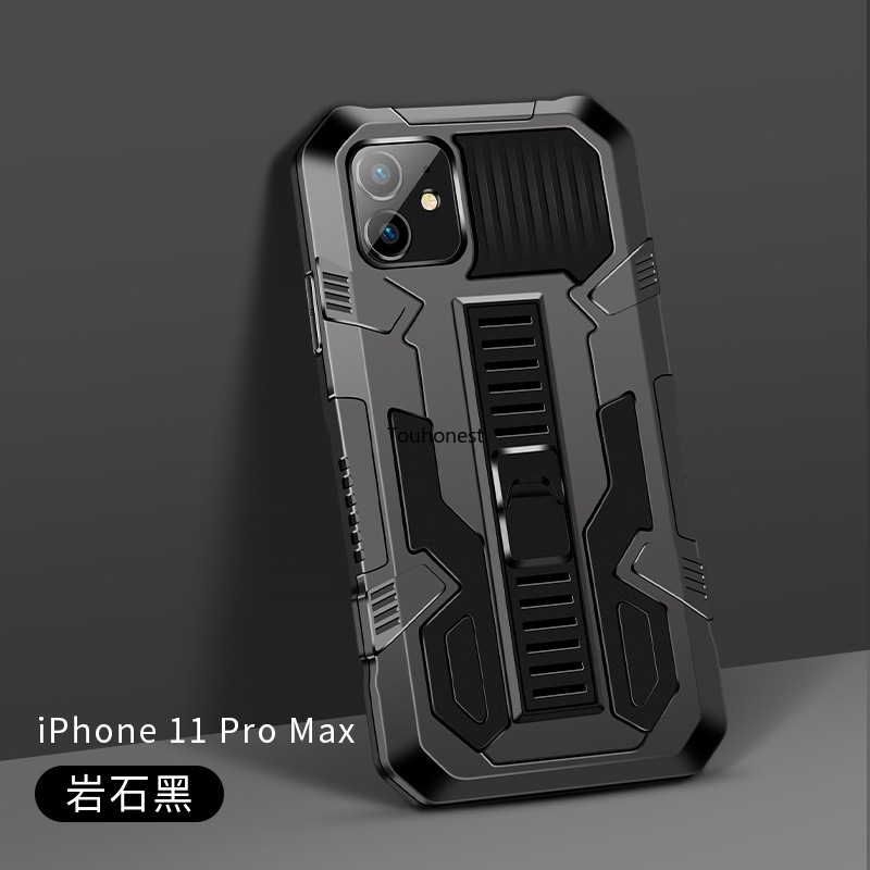 Ốp Lưng For Apple iPhone 11 Pro Max Case iPhone 7 Plus Ốp ĐiệN ThoạI iPhone 8 Plus Case iPhone SE Casing iPhone 12 Mini Case Cool Luxury Shockproof Vanguard Fighter Stand Phone Cover Cassing Cases Case XZ