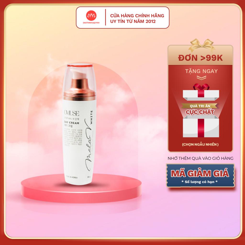 Kem dưỡng ẩm ban ngày Omuse MelaV Cream mờ nám và tàn nhang dưỡng trắng da, ngừa lão hóa 50g