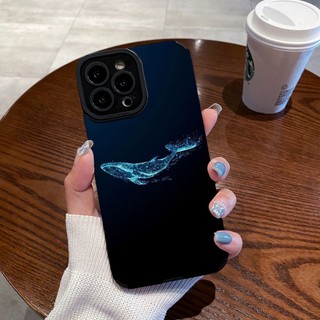 Phù Hợp Ốp Điện Thoại Chống Sốc Hình Cá Voi Xanh Cho iphone 11 12 pro max x xr xs max se 7 plus 8 plus 13 pro max 14 pro max