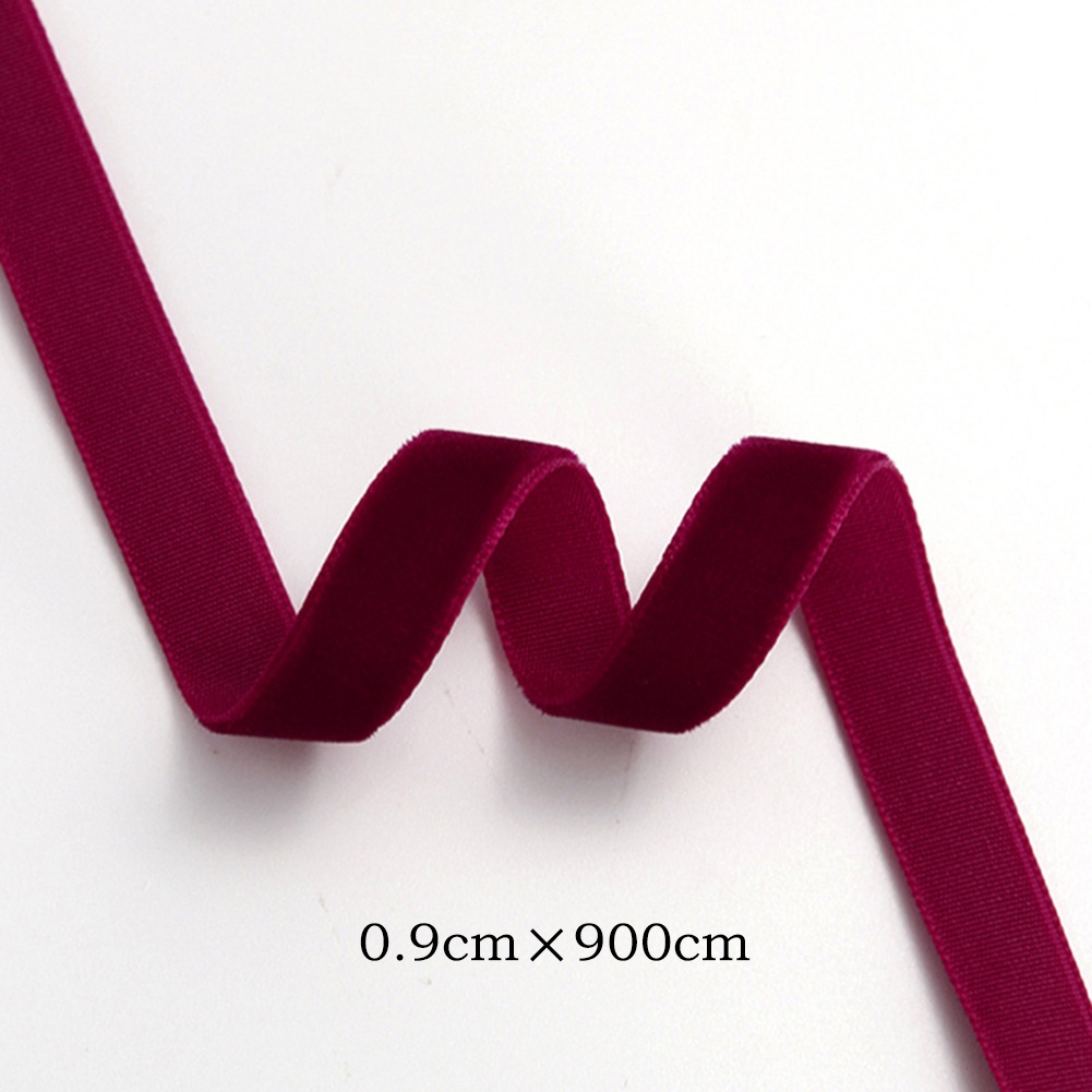 Cuộn Dây Ruy Băng Bằng Nhung Cao Cấp 10 Yard Dùng Gói Quà / Trang Trí Tiệc