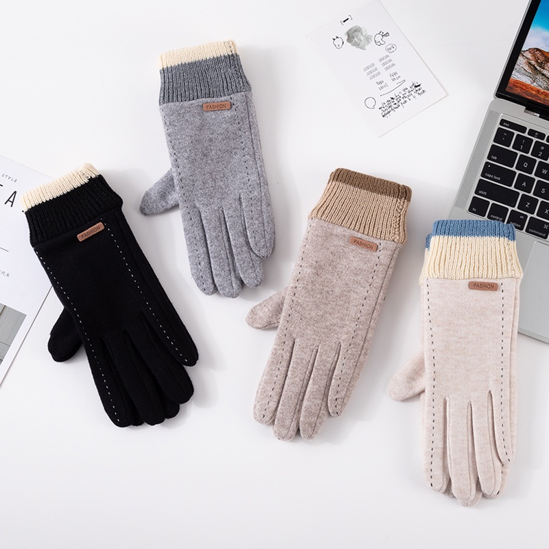 Thời Trang Găng Tay Lái Xe Giữ Ấm Có Thể Chạm Màn Hình Cảm Ứng