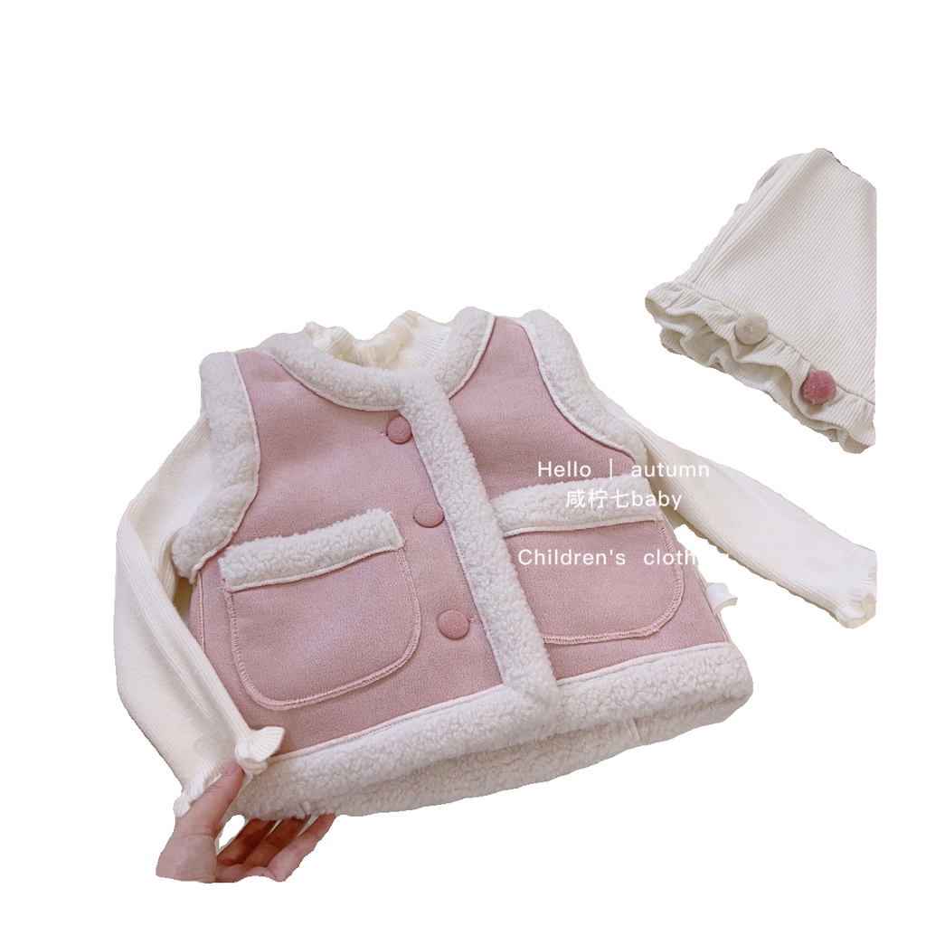 Áo Khoác Thời Trang Thu Đông Mới 2023 Cho Bé Gái