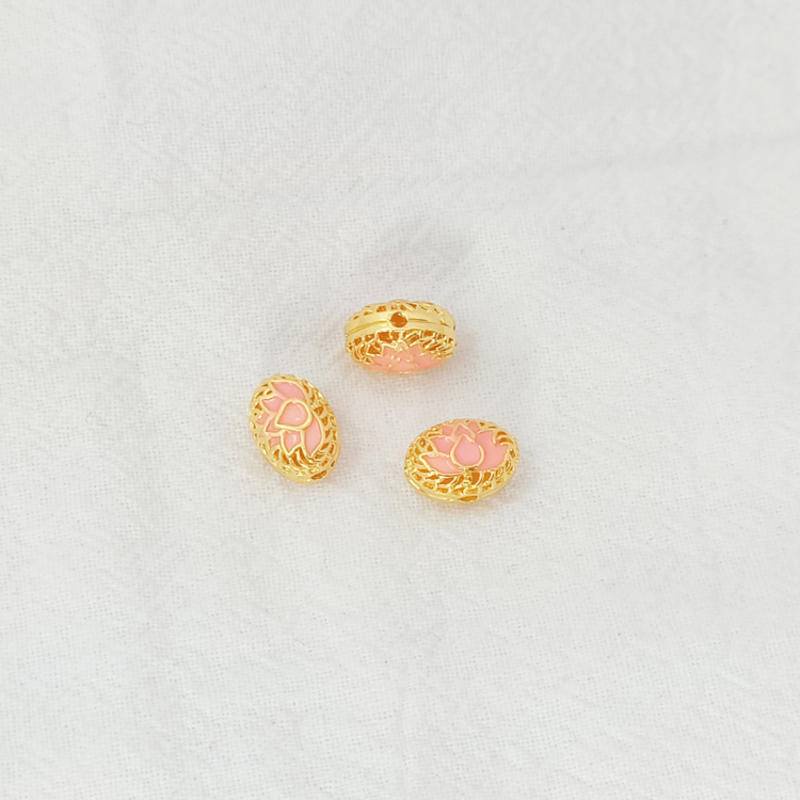 Hạt Xỏ Lỗ Hình Hoa Anh Đào / Bướm Màu Sắc Mạnh Mẽ Dùng Làm Trang Sức Thủ Công diy