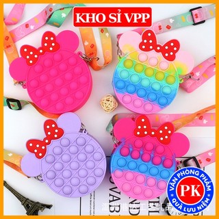 Túi pop it hình chuột micky nhiều màu dễ thương túi đeo chéo cho bé gái E1075
