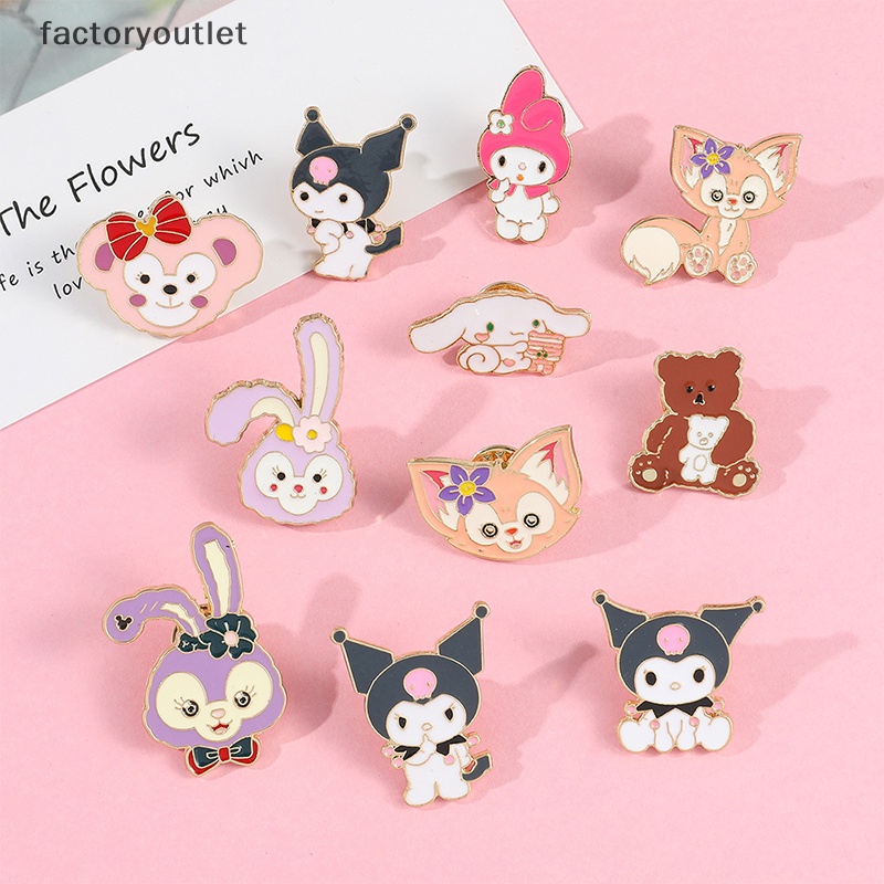 Thời Trang Ghim Cài Ba Lô Hình sanrio hello kitty kuromi Cinnamoroll my melody Dễ Thương Mới