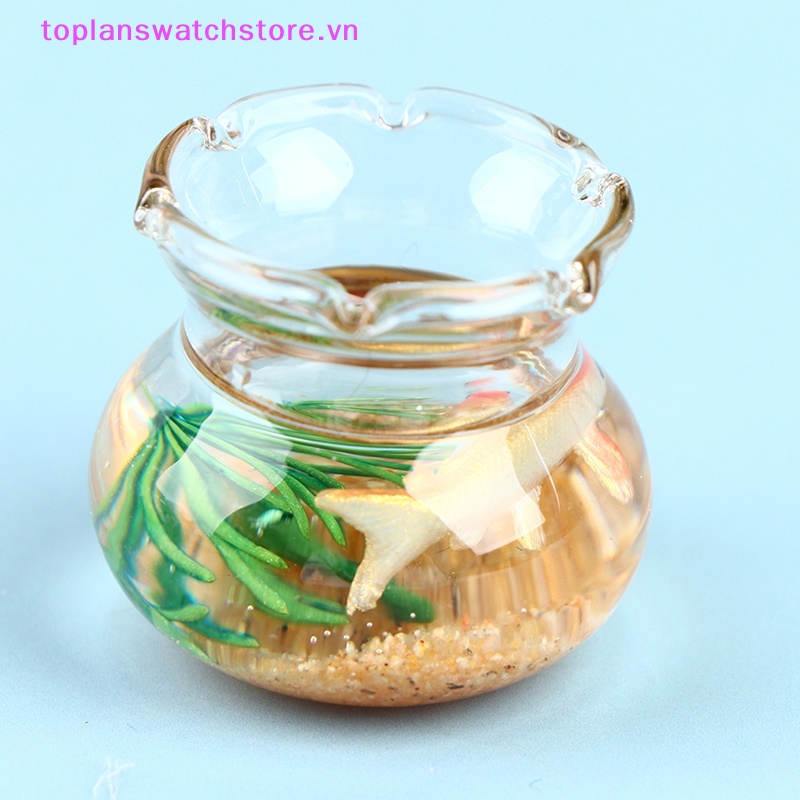 Toplanswatchstore Đồ trang trí Bể Cá Thủy Tinh Mini Trang Trí Nhà Búp Bê vn