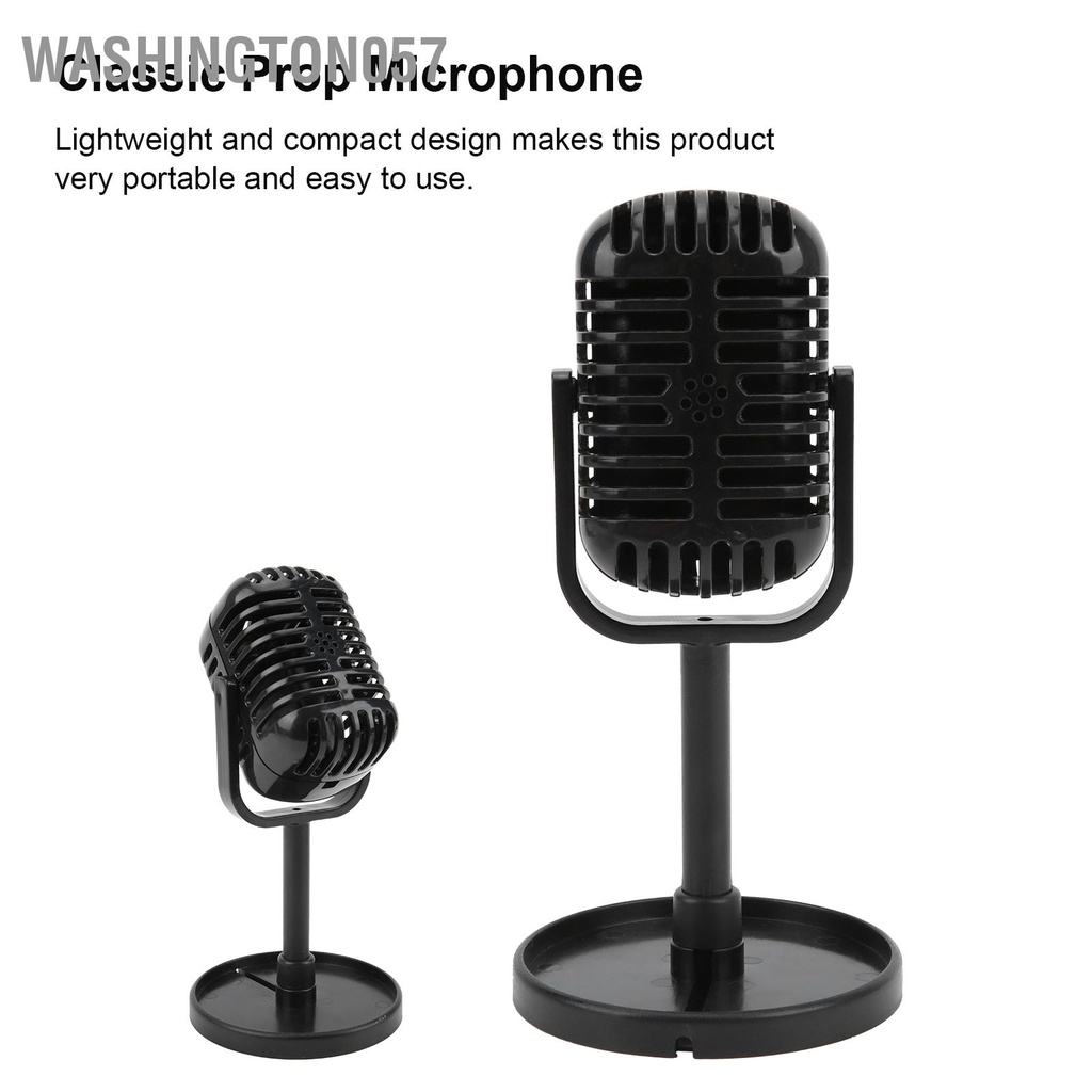 Có thể bán buôn Micrô cổ điển để quay phim cho các chương trình khiêu vũ Thực hành sử dụng đạo cụ micrô Washington057 Hàng giao ngay