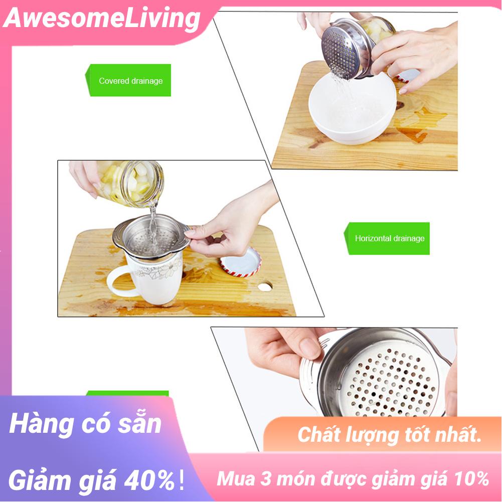 Rây Lọc Inox 304 3.2 Inch An Toàn Cho Máy Rửa Chén