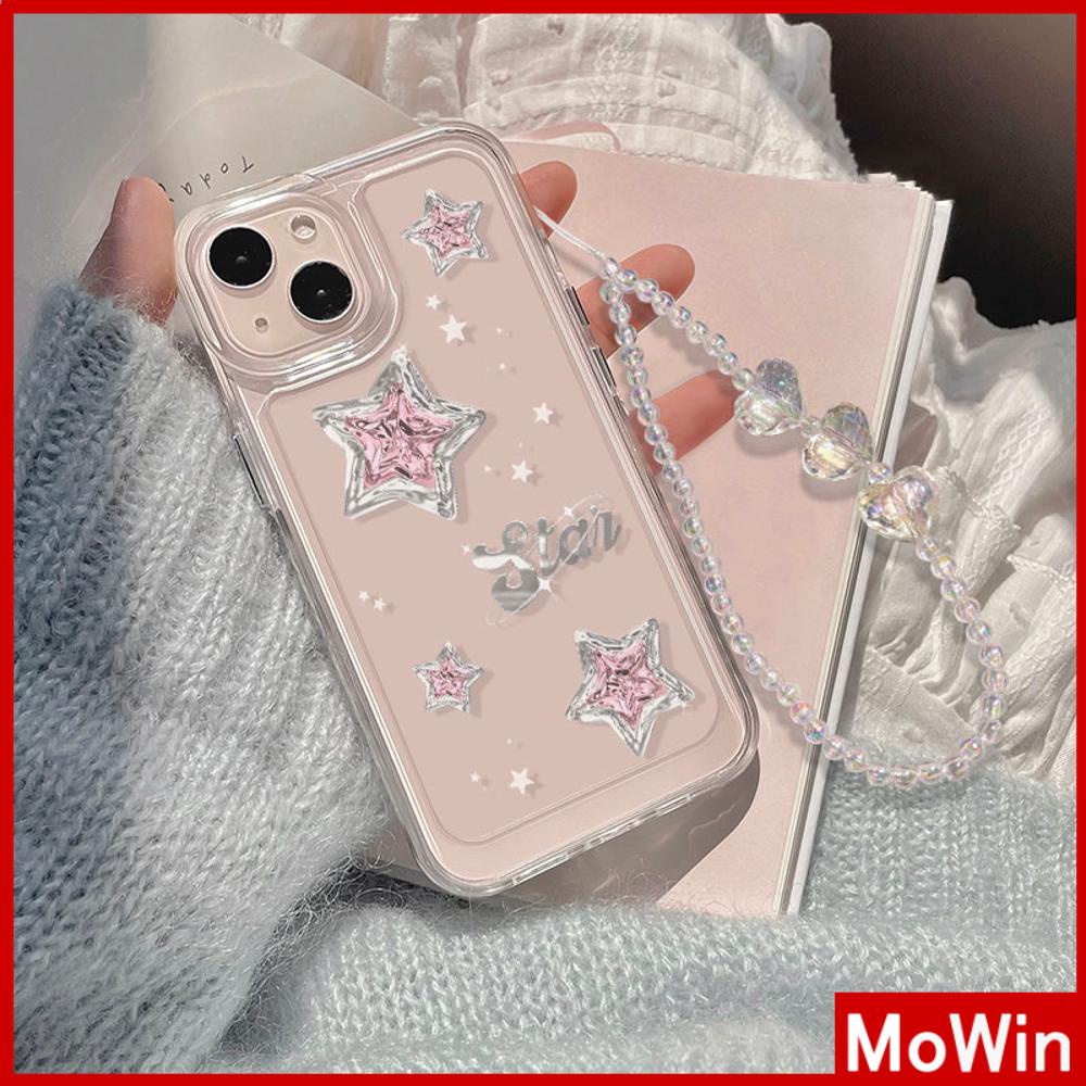Ốp lưng iPhone 15 Pro Max Vỏ iPhone Vỏ Trong Suốt TPU Mềm Vỏ Mạ Điện Nút Dây Vòng Tay Màu Tím Lấp Lánh Ngôi Sao Tương Thích Với iPhone 14 13 Pro Max 12 Pro Max 11 XR XS 7Plus