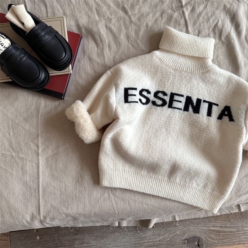 Áo sweater Một Mảnh Vải Lông Cừu Siêu Dày Cao Cấp Phong Cách Mới Nhất Cho Bé Trai