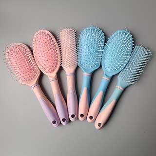 Set 3 lược chải tóc túi khí mát xa da đầu chống tĩnh điện