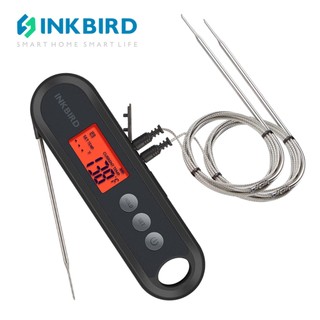 Inkbird nhiệt kế điện tử iht-2xp đo nhiệt độ thực phẩm kèm 2 dụng cụ đo