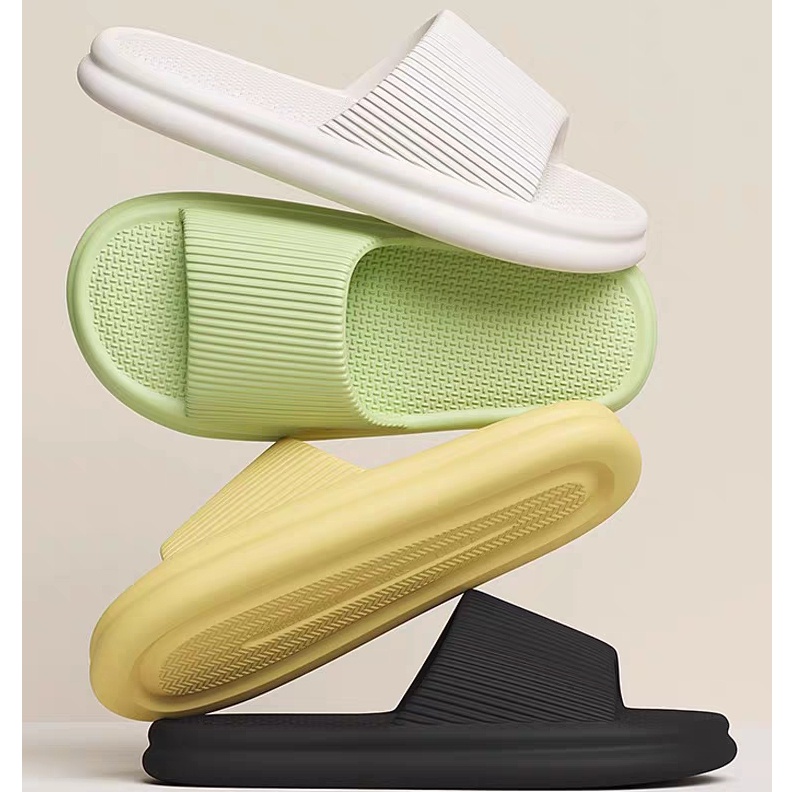 Dép đi trong nhà, văn phòng xốp siêu nhẹ không mùi, dép quai ngang nam nữ êm chân