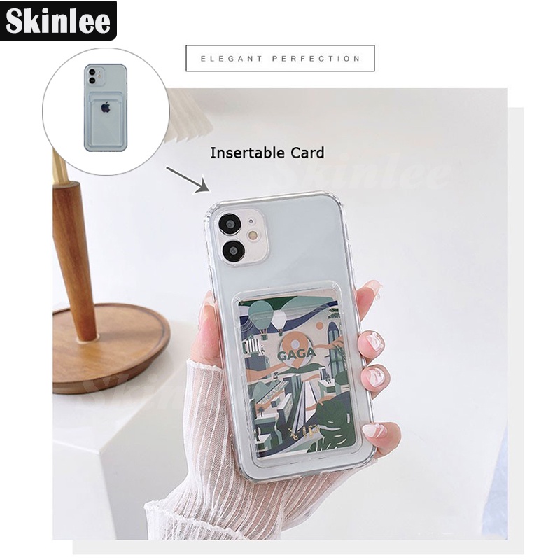 Bao Da Điện Thoại Trong Suốt Có Ngăn Đựng Thẻ Cho tecno spark 20c 20 go 2024 tecno spark go 2024 20c 20