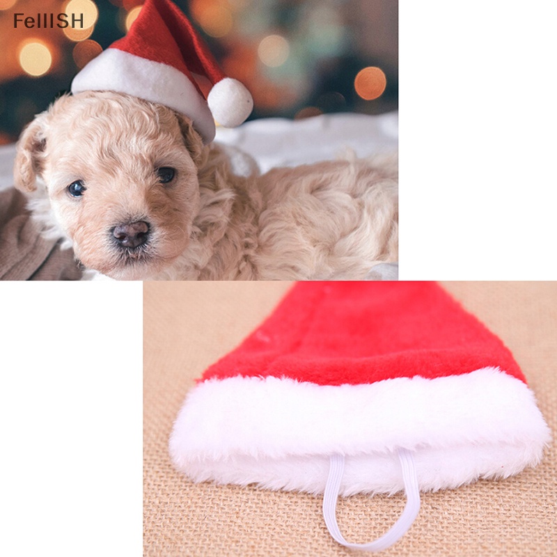 Mũ Ông Già Noel Nhỏ Trang Trí Giáng Sinh Cho Chó Mèo 439br