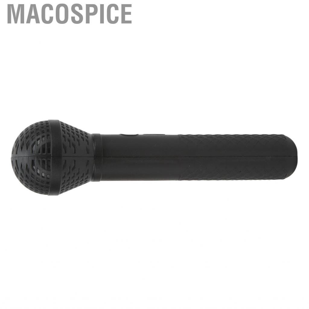 Macospice Plastic Prop Microphone Fake For Karaoke Fun Stage Birthday Party
