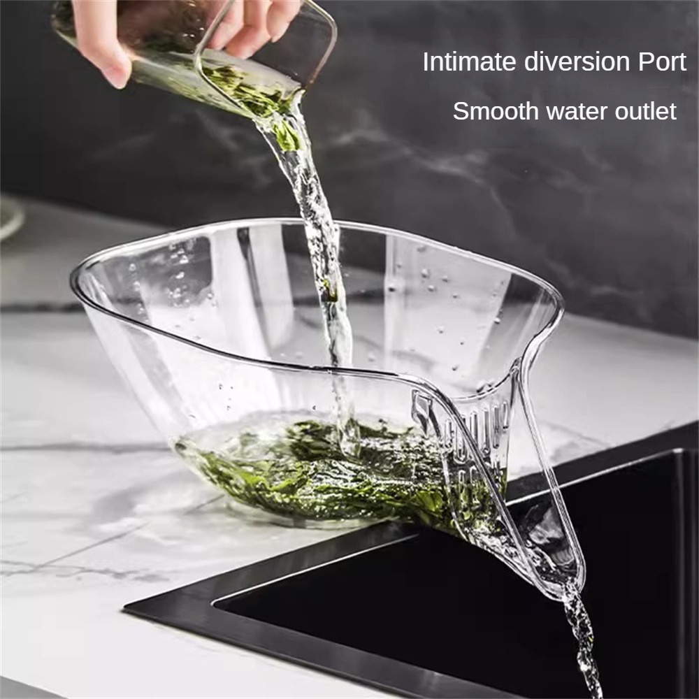 Rổ thoát nước EELHOE dùng rửa rau củ/trái cây thiết kế sáng tạo đa năng cho nhà bếp gia đình