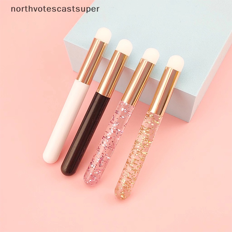 Northvotescastsuper Cọ Trang Điểm Môi Đầu Tròn mini Không Nhòe