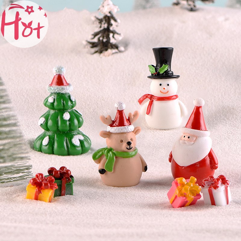 Jr Mô Hình Người Tuyết / Ông Già Noel Trang Trí Cây Thông Giáng Sinh