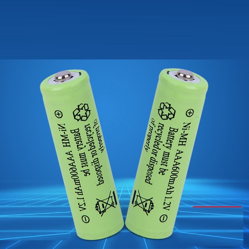 Pin đũa Sạc Ni-MH AAA 600mAh 1.2V - xanh - Chuyên Dùng đèn năng lượng mặt trời