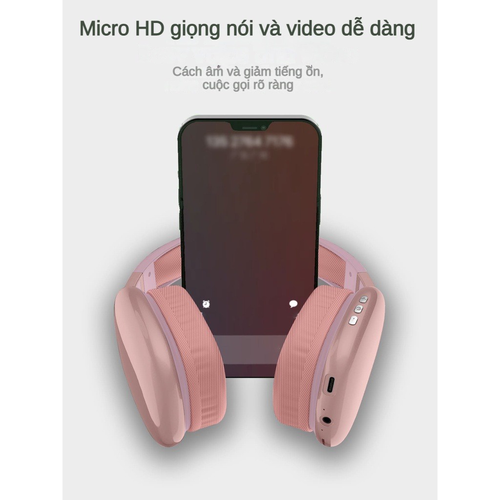 -CLUBLU- Tai Nghe Bluetooth Chụp Tai Gaming HIFI PG02 TWS Không Dây Âm Bass Hai Tai Stereo Có Mic | BigBuy360 - bigbuy360.vn