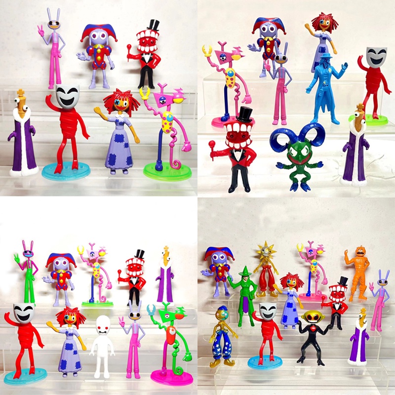 The Amazing Digital Circus Bộ 12 Mô Hình Rạp Xiếc Kỹ Thuật Số Trang Trí