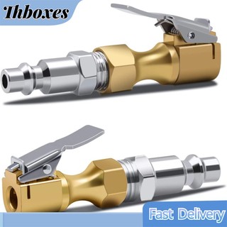 Set 2 đầu nối van bơm hơi bánh xe tháo lắp nhanh