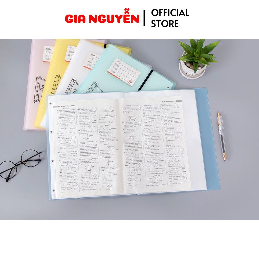 File 20 Lá Khổ A3 HQ4820 - Đựng Tài Liệu, Tranh Vẽ - Cao Cấp Cho Văn Phòng, File Lá Đựng Tài Liệu