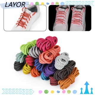 1 cặp dây buộc giày hình tròn phản quang 120cm