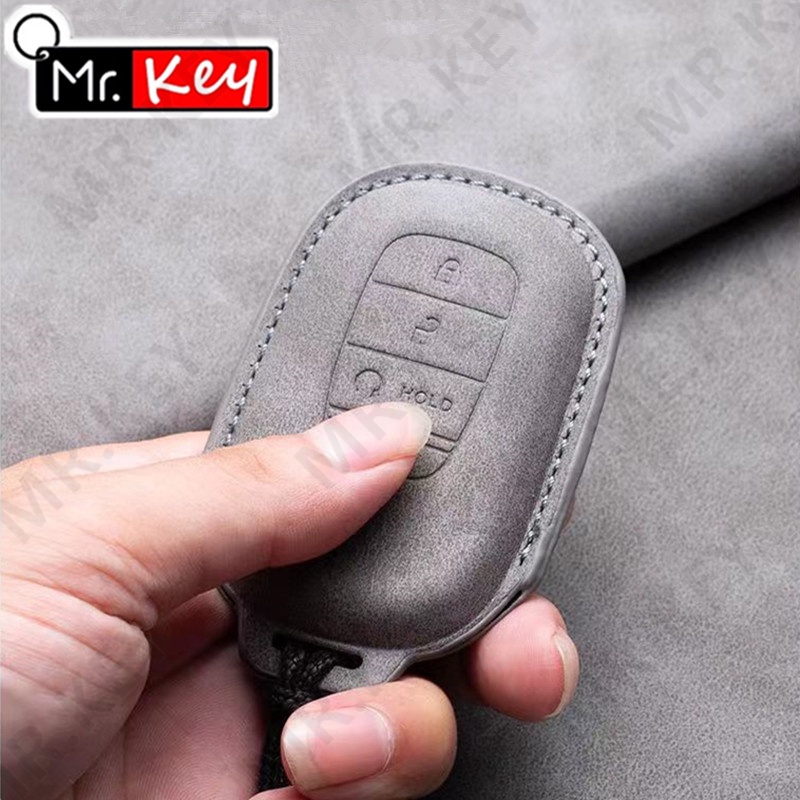 Vỏ Da Lộn Bảo Vệ Chìa Khóa Xe Hơi honda accord civic fit hrv crv xrv 2022-2024