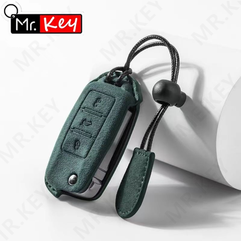 VOLKSWAGEN Vỏ Da Lộn Bảo Vệ Chìa Khóa Xe Hơi vw polo tiguan passat golf polo jetta fox lupo gol