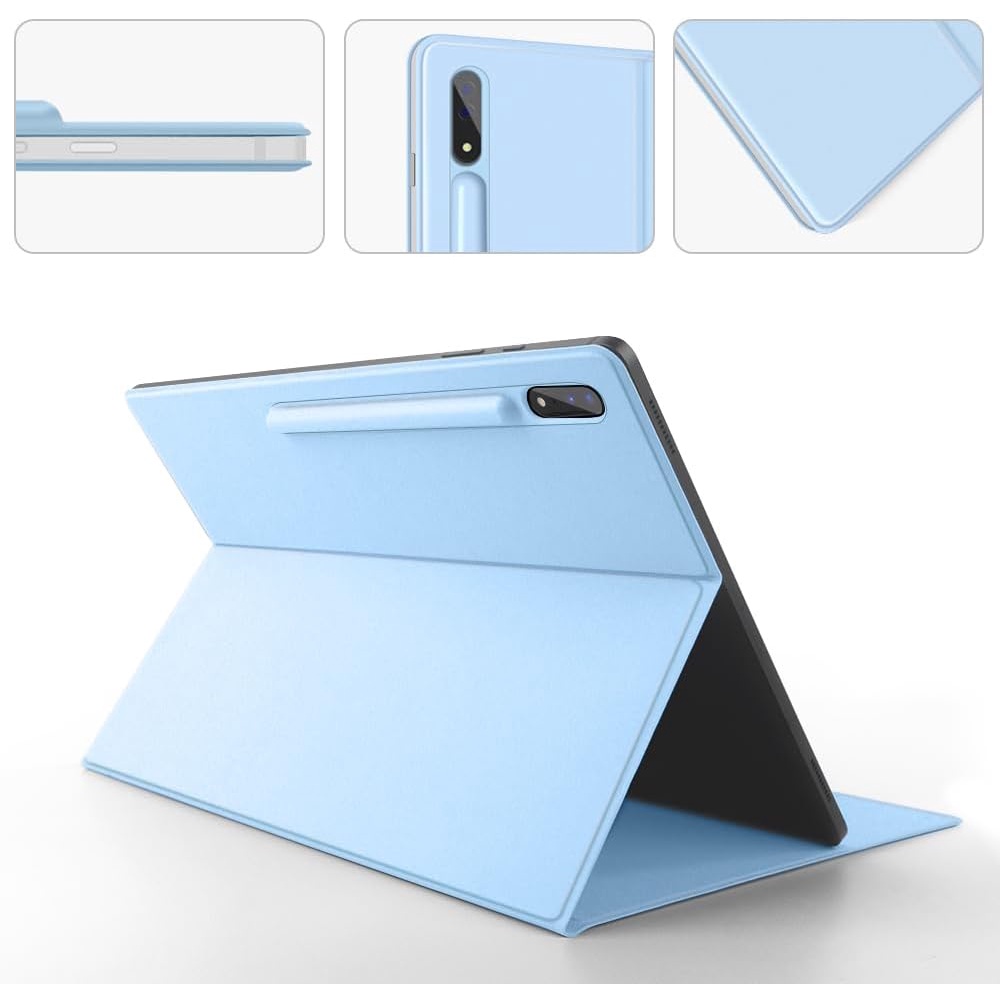 Đứng Bao Da Máy Tính Bảng Có Ngăn Đựng Bút Cho samsung galaxy tab s9 ultra 14.6 2023 tab s8 ultra 2022 tab s9 11 inch 2023 tab s9 plus 2023