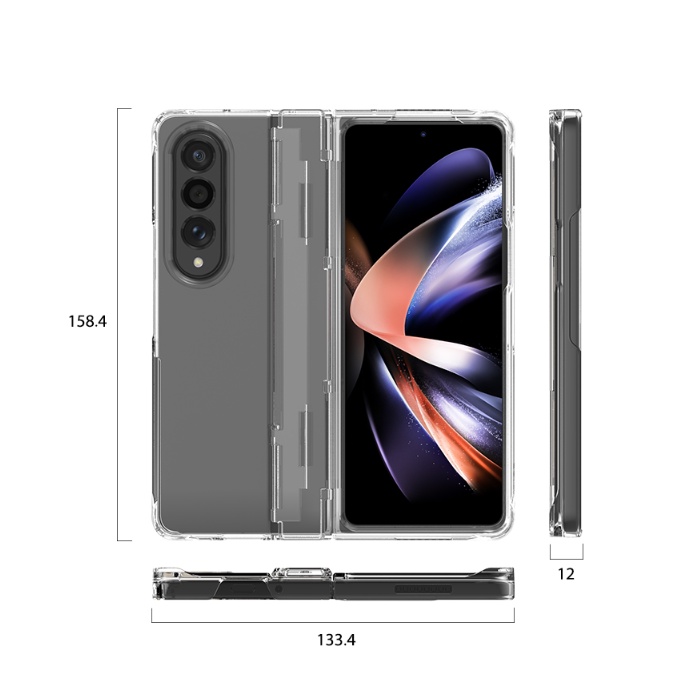 Araree Z FOLD4 Nukin 360 Clear Case Full Transparent Protection Made in Korea