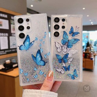 Ôp Điện Thoại Dẻo Trong Suốt Hình Bươm Bướm / Chuồn Chuồn Cho samsung galaxy note 20ultra 8 9 10plus 10lite s10 s9 s8 plus s7edge Ốp