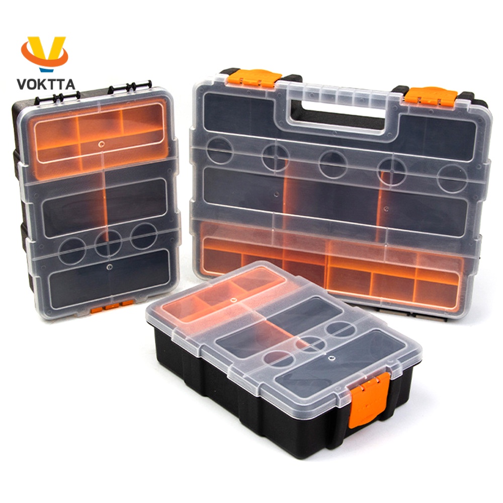 Hộp Nhựa Nhiều Ngăn Đựng Dụng Cụ Sửa Chữa Tiện Dụng Ốp