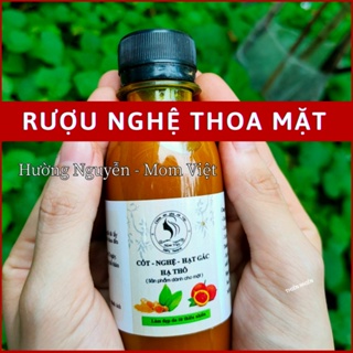 Nghệ gừng hạt gấc hạ thổ, rượu gừng nghệ hạ thổ MomViet đậm đặc cho 100ml